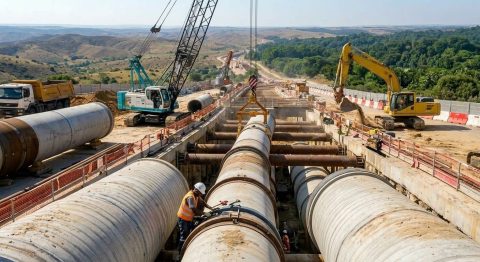 Singapore East-West Water Conveyance Tunnel and Main Transmission Line